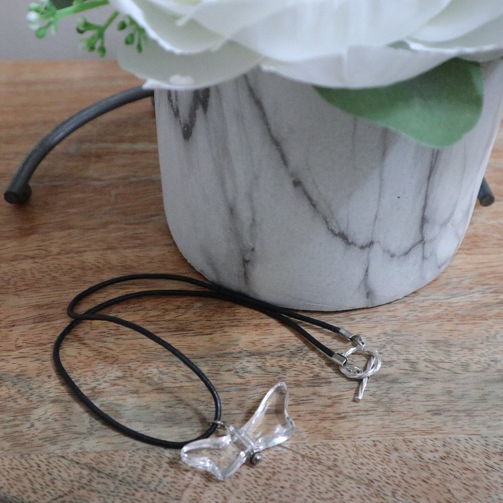 (3 for $20) Acrylic Butterfly Necklace